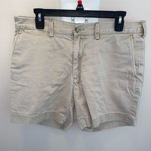 Ralph Lauren 6 inch khaki shorts